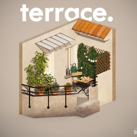 Studio Terrasse Privee 5 Min To Eiffel Tower パリ エクステリア 写真